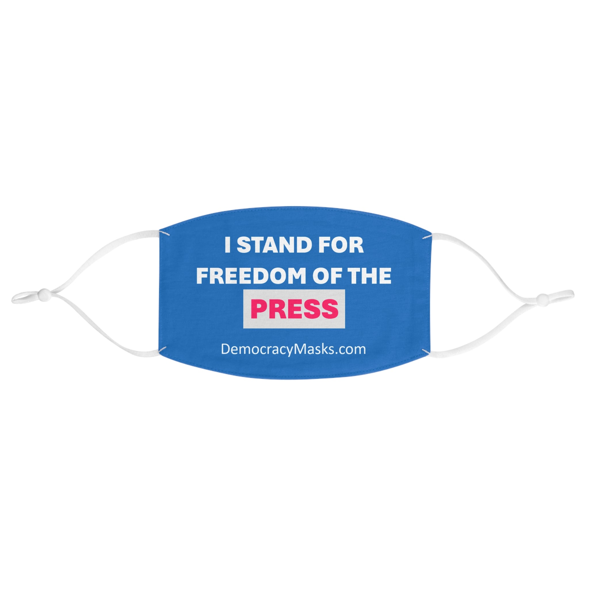 FREEDOM OF THE PRESS Mask – Pro-Democracy Face Mask (Bold Design)