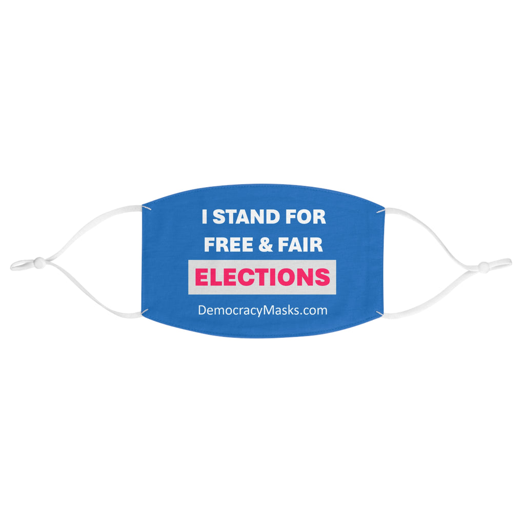FREE & FAIR ELECTIONS Mask – Pro-Democracy Face Mask (Bold Design)