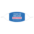 FREE & FAIR ELECTIONS Mask – Pro-Democracy Face Mask (Bold Design)