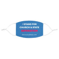 CHURCH & STATE SEPARATION Mask – Pro-Democracy Face Mask