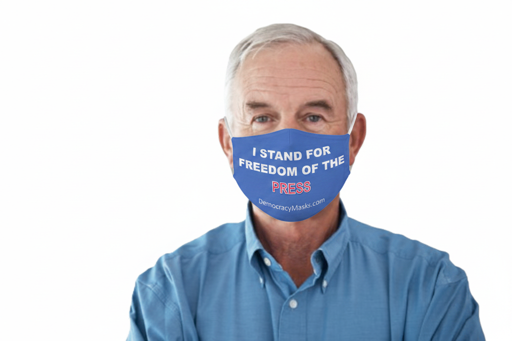 Man wearing PRESS-C mask