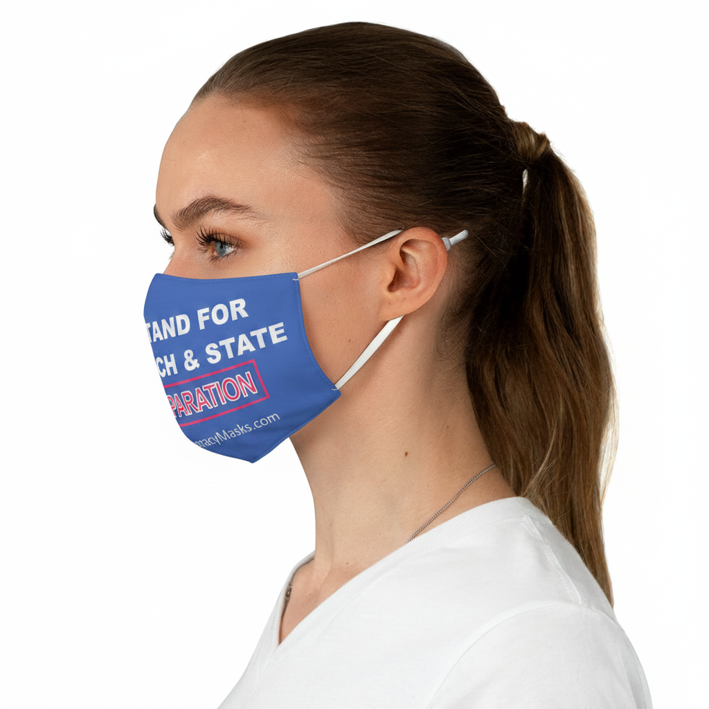 Young woman side view wearing SEPARATION-C mask